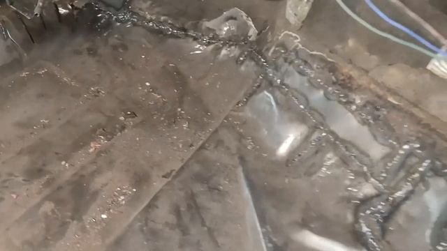 Переварка днища ваз 2114. Полное восстановление пола, переварка задней арки.