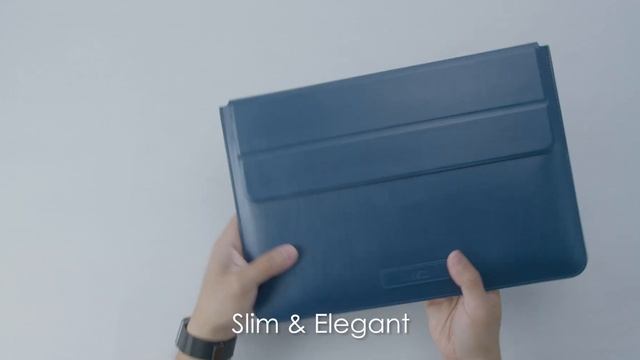 Unbox - INVZI Leather Sleeve Case with Stand for MacBook смотреть онлайн