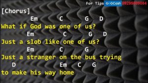Joan Osborne - One Of Us (Drums Only, Lyrics, Chords)
