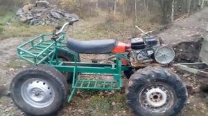 Квадроцикл из мотоблока
