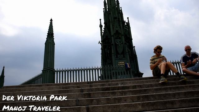 Der Viktoria Park in Kreuzberg Berlin mit Wasserfall || Top 5 parks in Berlin, part 1|| Manoj Trave смотреть онлайн