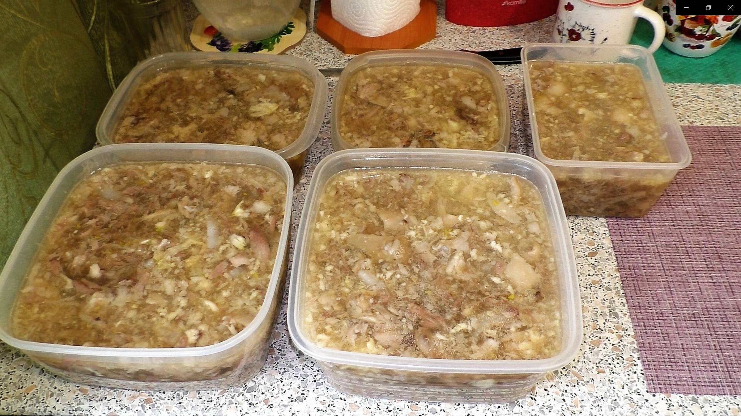 Холодец из свиной головы