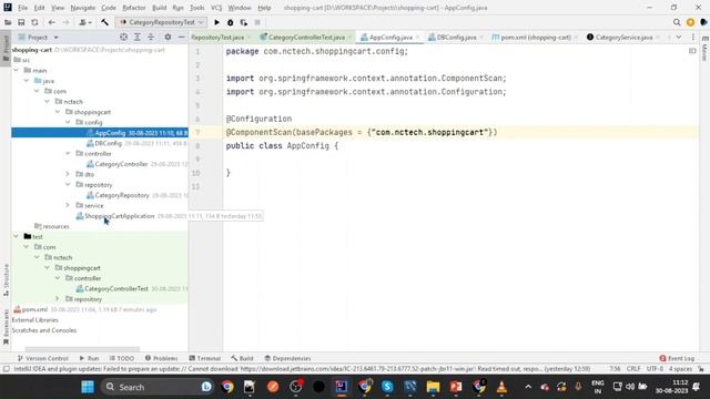 Integrating Spring Context in Core Java Application with Layered Architecture  & JUnit Jupiter