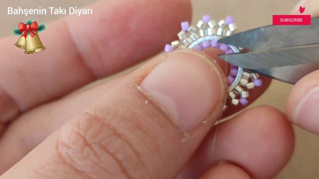 DIY Beaded Bracelet with Delica Beads. How to Make Beaded Bracelet.Miyuki DELİCA ile bileklik yapım