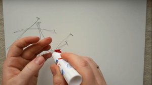 лилия из гофрированной бумаги/ diy paper lily