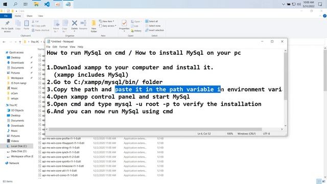 Run MySQL on CMD | Install MySQL on Windows 7 / 8 / 8.1 / 10 /11 смотреть онлайн