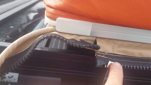 Replacing the Broken Zipper On Roof Top Tent Base... смотреть онлайн