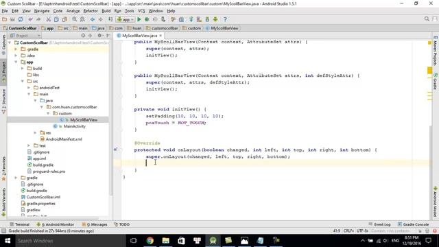 Custom ScrollView in Android Studio Page 1 смотреть онлайн