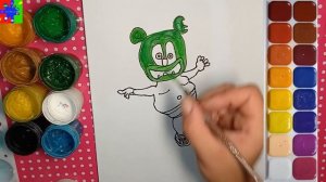 Я Мишка Гумми Бер. Раскраска для детей