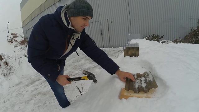 Испытание на прочность поликарбоната Suntuf в мороз смотреть онлайн