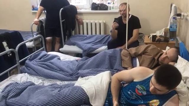в госпитале