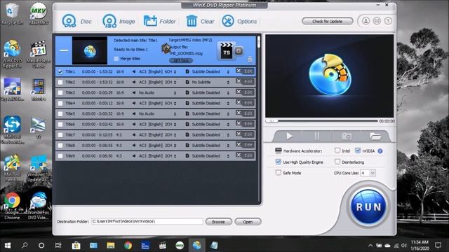 Ripping DVDs using WinX DVD Ripper Platinum смотреть онлайн