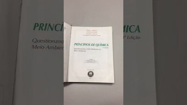 Princípios de Química - Questionando a Vida Moderna e o Meio Ambiente 3°Ed