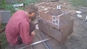 Переделка газоугольного котла.
