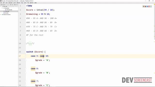 PHP Selection Statements - Part 2