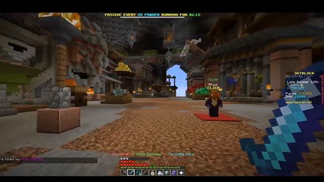 *Star Sentry Puncher* Fallen Star Event / Royal Mine - Dwarven Mines - Skyblock Hypixel смотреть онлайн