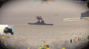 World of Warships ...1440 HD ... Ранги 7 день- YAMATO - SALEM ... He can't use his noodle.)))