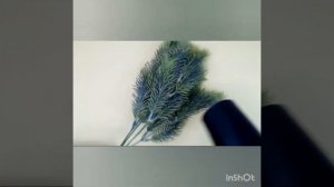 Как отпарить искусственную зелень.