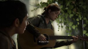 Ellie performs song "a-ha - Take on me" / Элли исполняет песню "a-ha - Take on me" (TLOU 2)