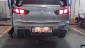 Звук выхлопной без глушителя