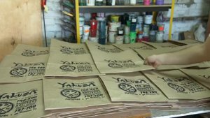 Печать на упаковке в Череповце. Мастерская трафаретной печати "Русский Север"