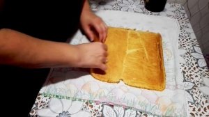 Рулет к чаю 5 ложек. Проще не бывает.