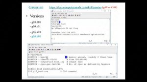 Using Computational Chemistry software effectively on Graham