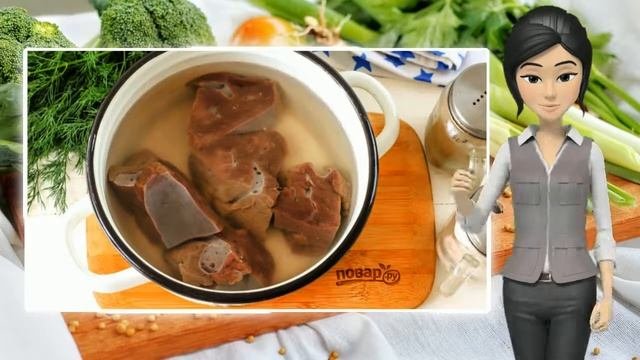 Макароны по флотски с печенью
