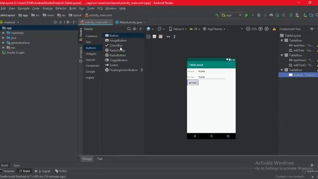 Tutorial Table Layout pada Android Studio смотреть онлайн