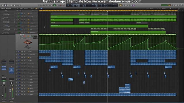 Logic Pro X Midi Construction Template Warm Up Melodic Progrerssive Style смотреть онлайн