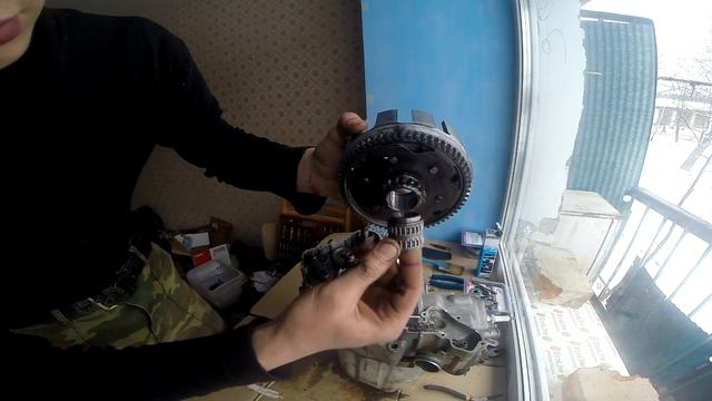 Разборка двигателя Yamaha YZ 125/  Engine Teardown Yamaha YZ 125