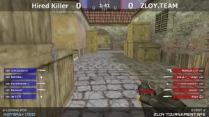 Финал турнира по CS 1.6 от проекта ""ZLOY"" [Hired Killer -vs- ZLOY.TEAM] @kn1feTV