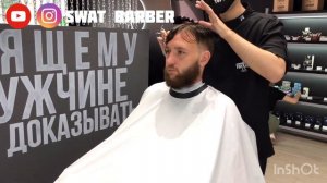 Мужская стрижка. Канадка как стричь и укладывать!