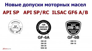 API SP, API SP RC, ILSAC GF6, GF6A, GF6B Новые допуски моторных масел. Что это значит #Anton_mygt