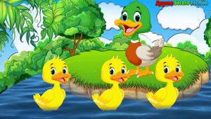 Утка с утятами - Мультик Детям и малышам