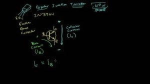 How a transistor amplifies current | Digital electronics (6 of 10)