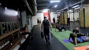 Прогулка фермера с блинами по 50 кг на 29 метров