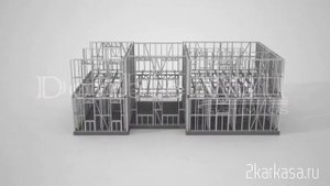 Двойной каркас ЛСТК / Double wall system LGSF