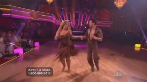 Kirstie Alley and Maksim Chmerkovskiy Dancing with the Stars samba