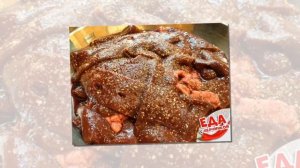Печень с грибами