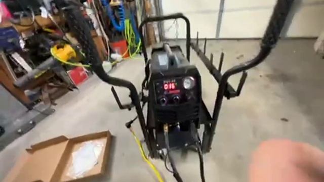GZ GUOZHI Plasma Cutter, CUT 45 Amp Air Inverter Plasma Cutter Review, Nice compact dual voltage cu