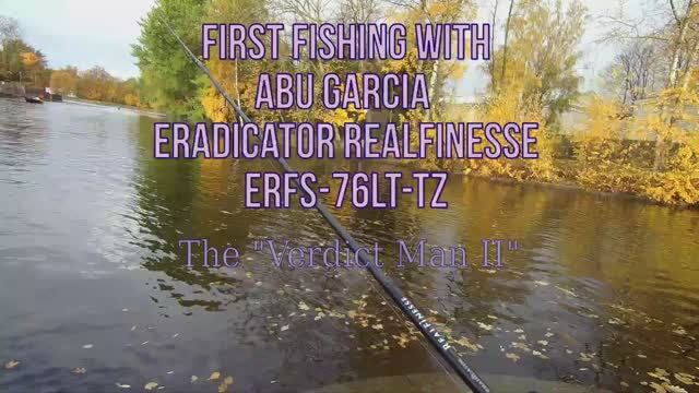 First Fishing with Abu Garcia Eradicator ERFS-76LT-TZ.