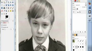 GIMP для начинающих - Обработка черно-белых фотографий.wmv