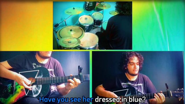 The Rolling Stones - She's A Rainbow 🌈 (Guitar and Drum Cover #24) and Lyrics смотреть онлайн