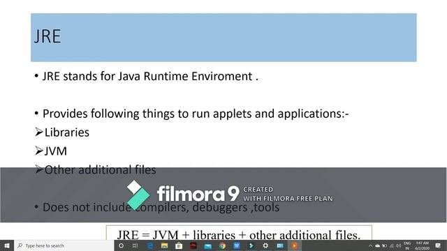 JVM, JRE ,JDK