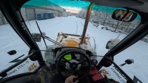 Чистим снег на JCB 3CX,работаем без выходных#jcb #jcbtractor #jcbvideo #jcbcartoon #bachoeloader