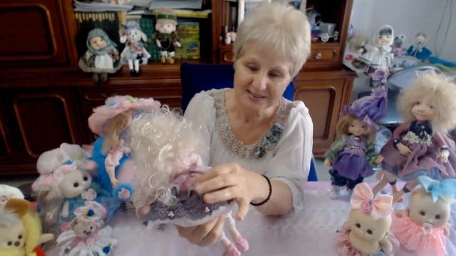 Кукла из полимерной глины.Авторская кукла. Tetyana Shchepkina .Мастер классы