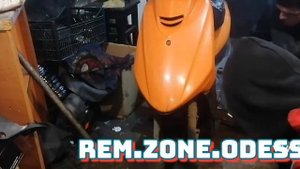 Замена резины Yamaha Jog Sa39