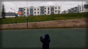 Запуск Воздушного змея, на радость малышам.Подробно.