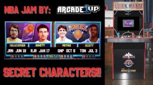 NBA JAM ARCADE 1UP Secret Character Codes